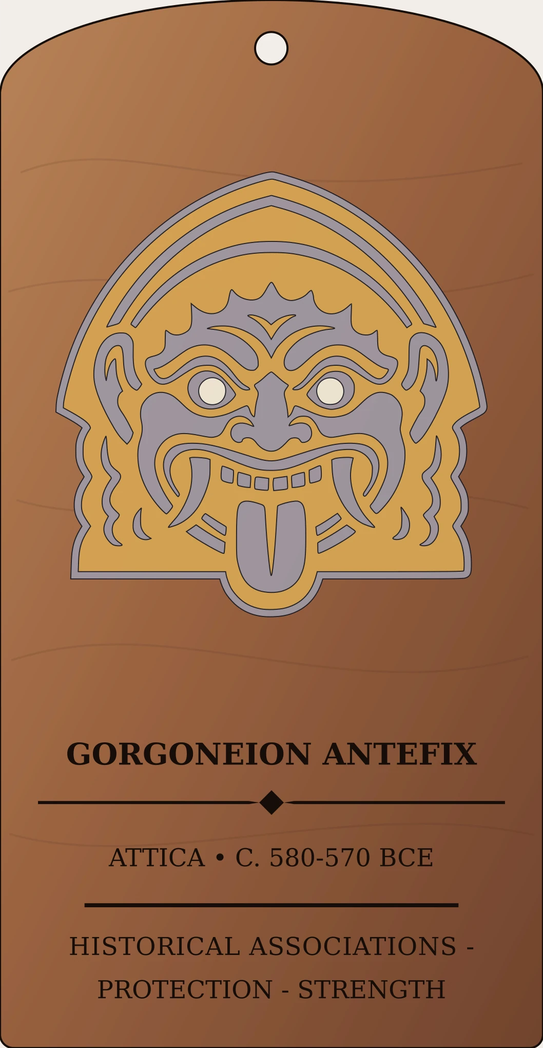 Gorgoneion Roof Antefix Sanctum Hex Archive Plaque preview