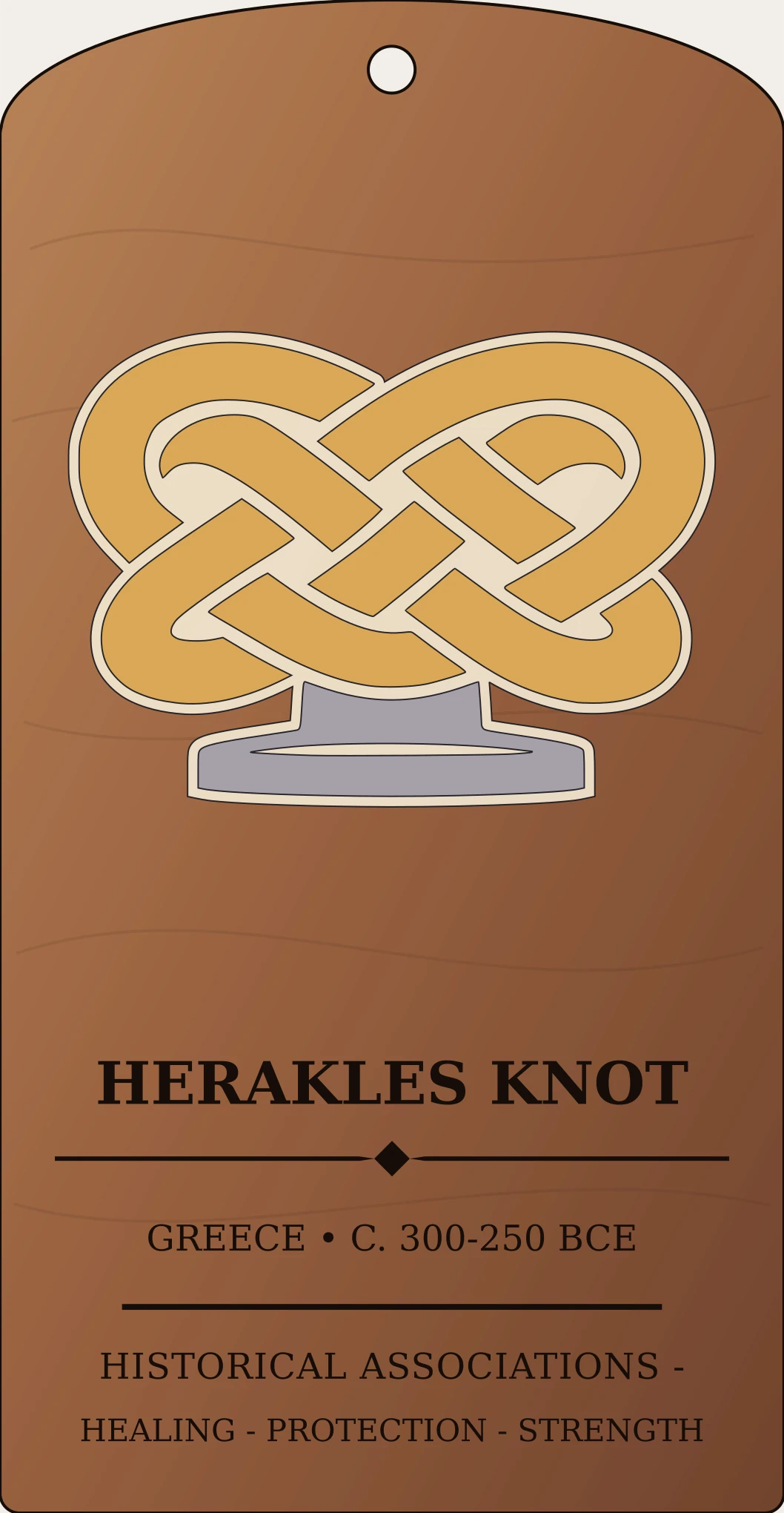 Herakles Knot Ornament Sanctum Hex Archive Plaque preview