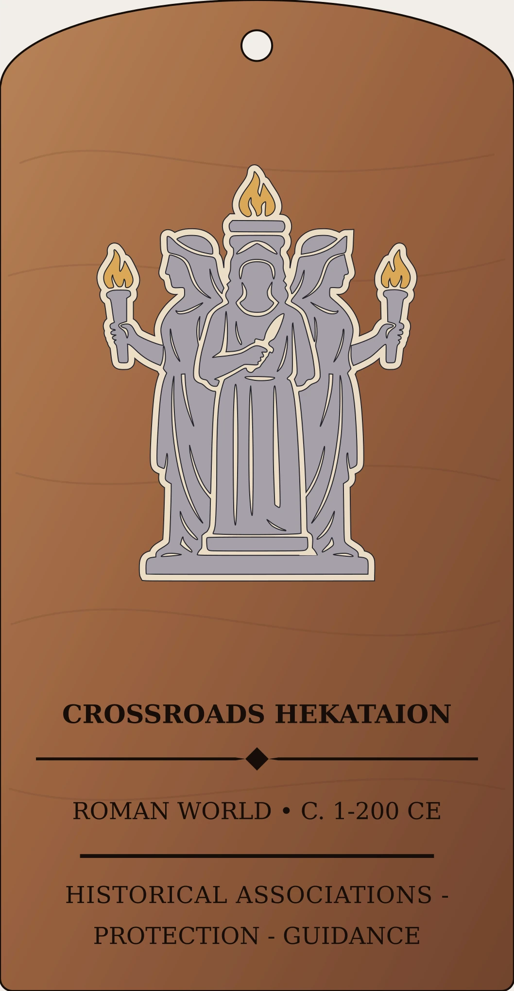 Hekataion Crossroads Figure Sanctum Hex Archive Plaque preview