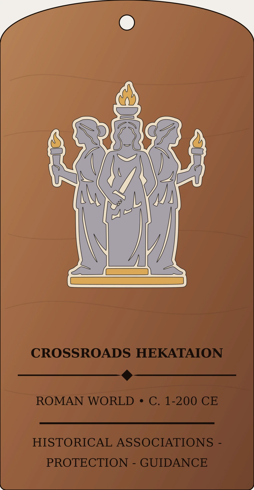 Hekataion Crossroads Figure Sanctum Hex Archive Plaque preview