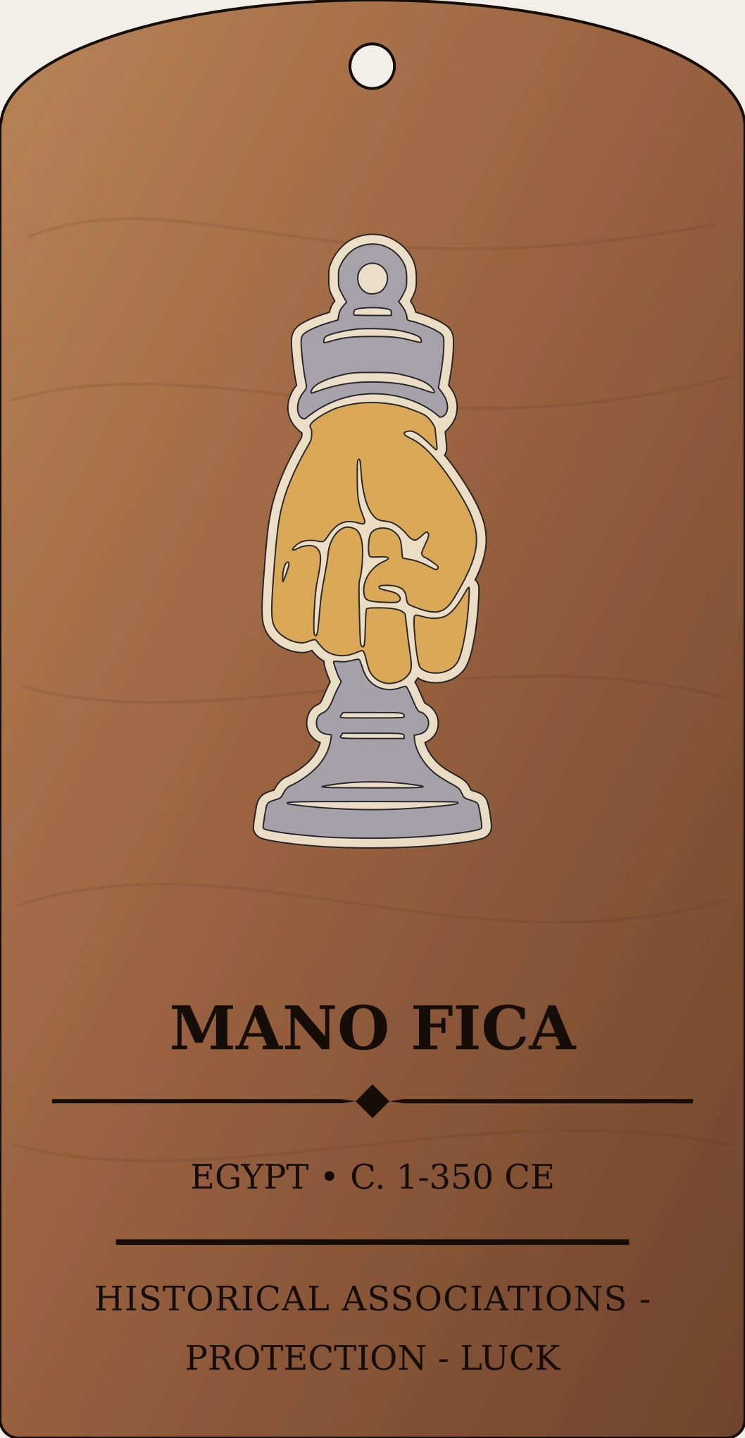 Mano Fica Hand Sanctum Hex Archive Plaque preview