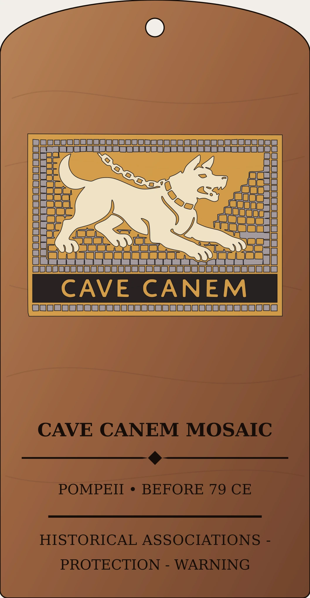 Cave Canem Threshold Mosaic Sanctum Hex Archive Plaque preview