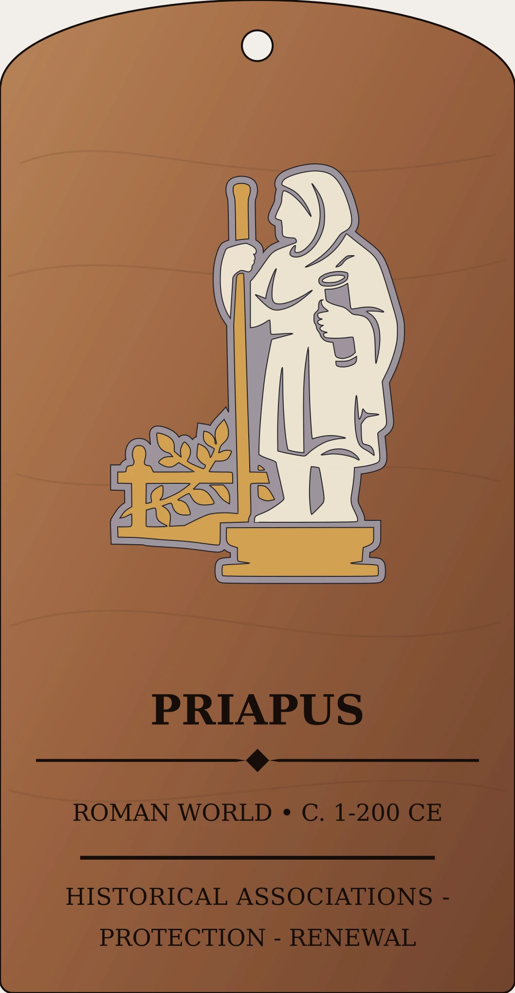 Priapus Garden Guardian Sanctum Hex Archive Plaque preview