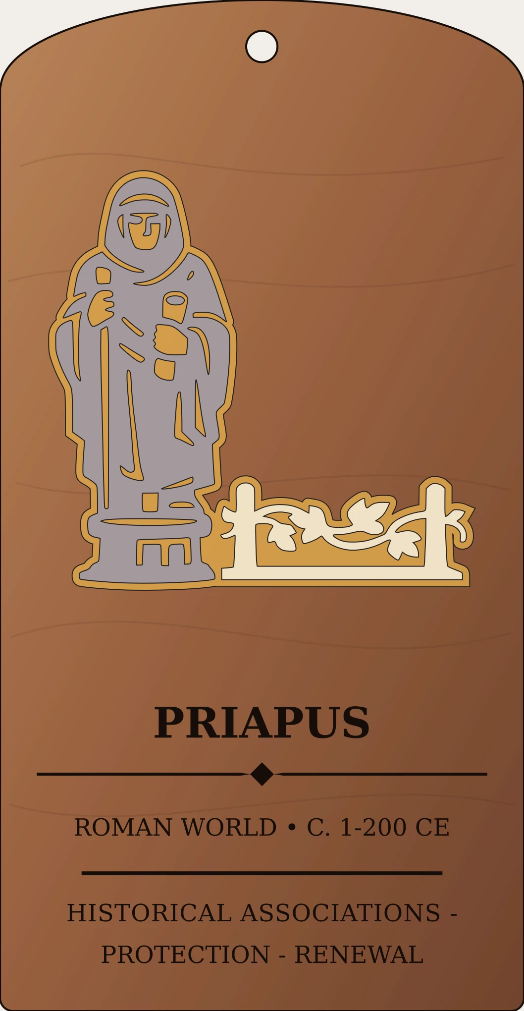 Priapus Garden Guardian Sanctum Hex Archive Plaque preview