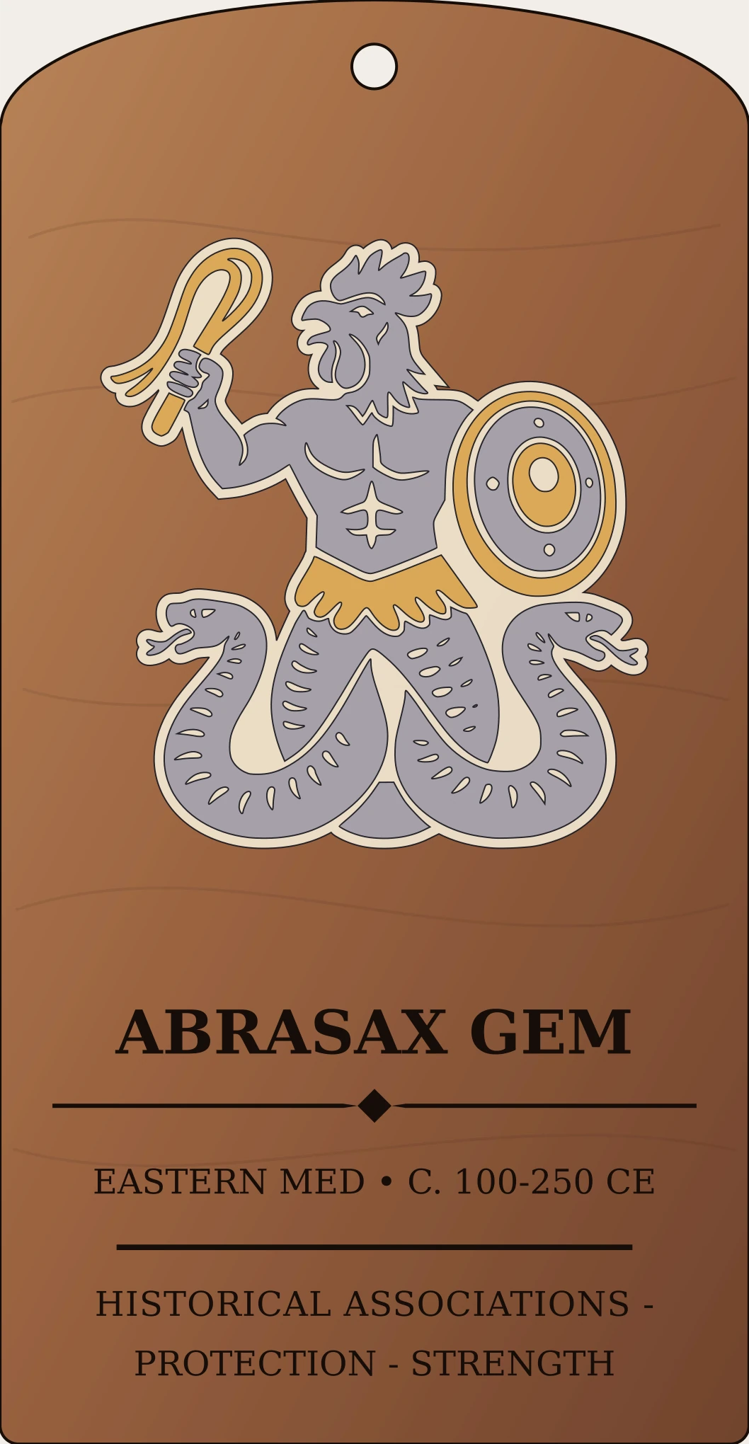 Abrasax Gem Sanctum Hex Archive Plaque preview