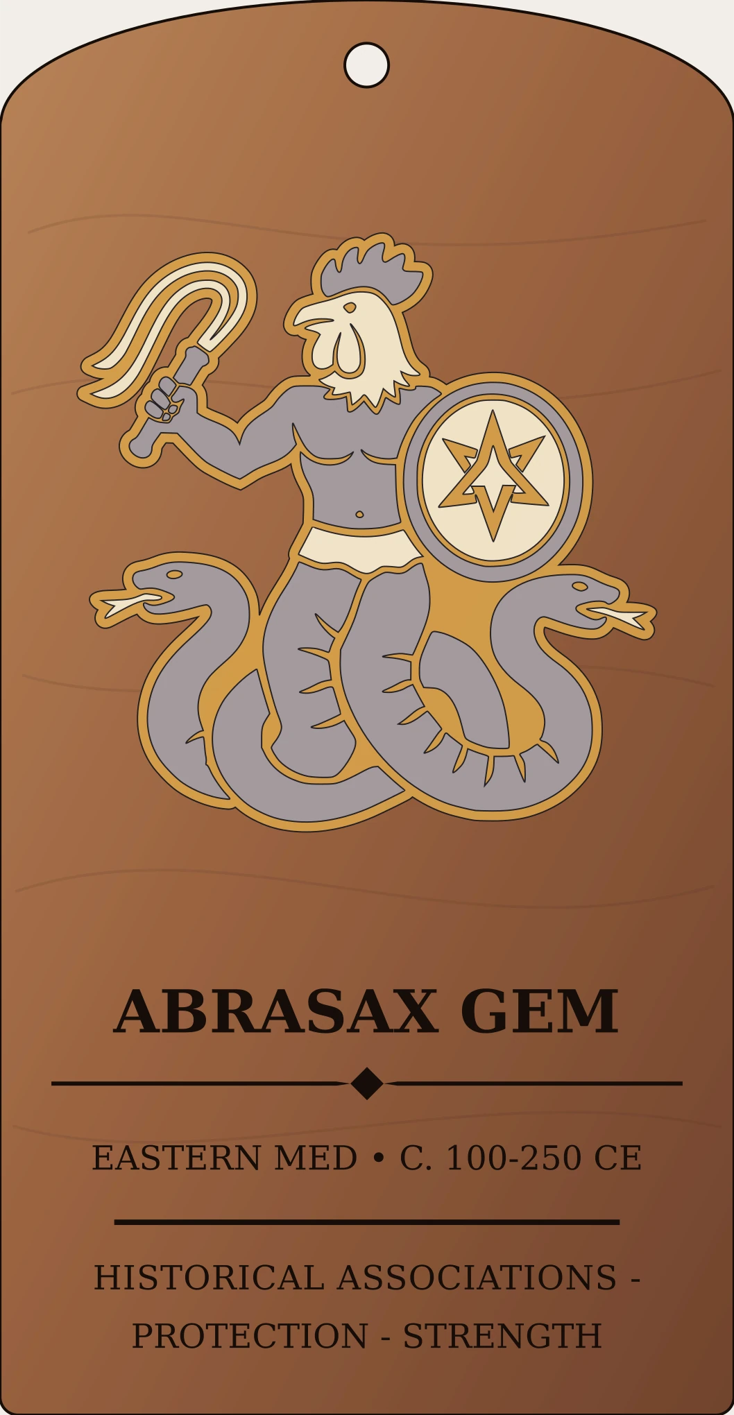 Abrasax Gem Sanctum Hex Archive Plaque preview