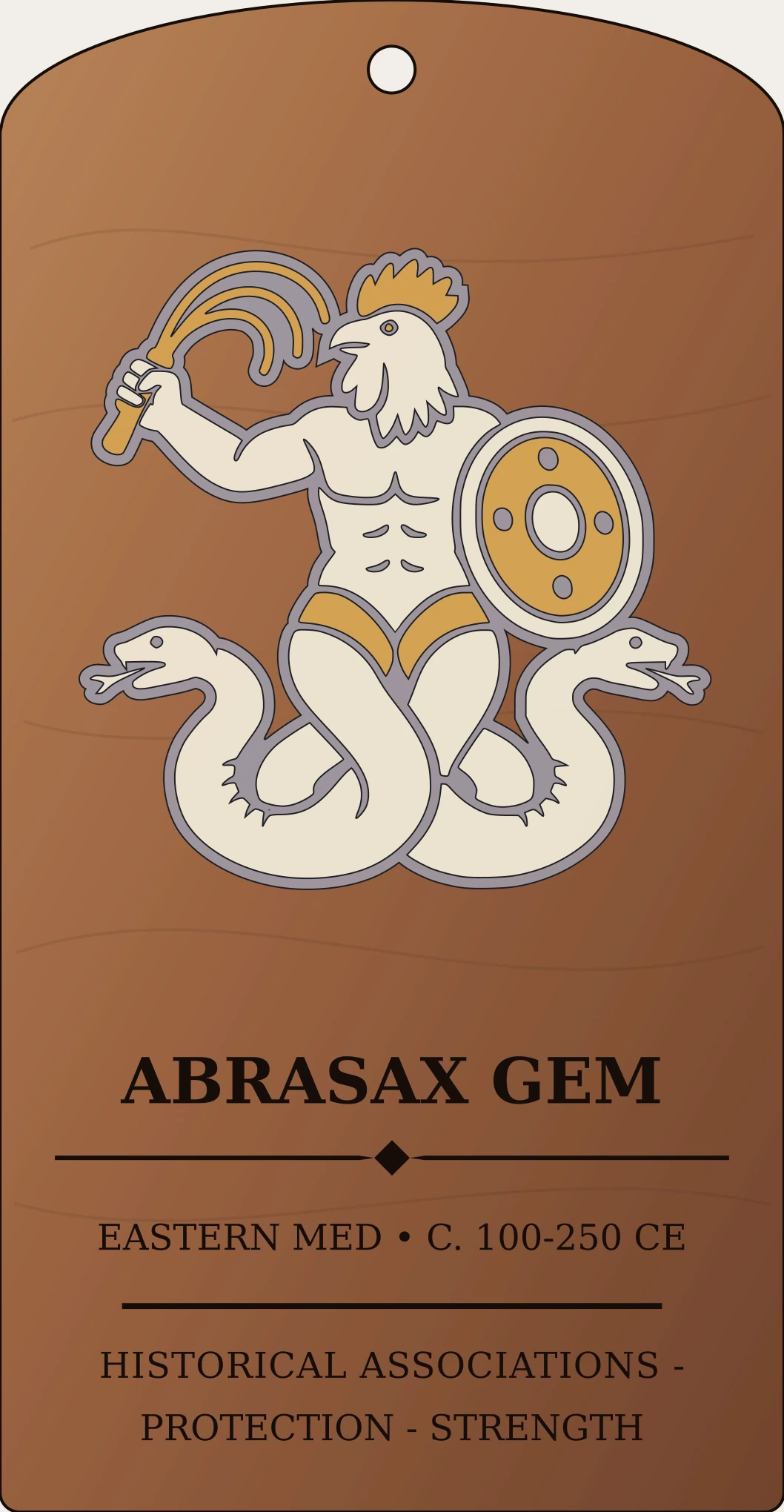 Abrasax Gem Sanctum Hex Archive Plaque preview