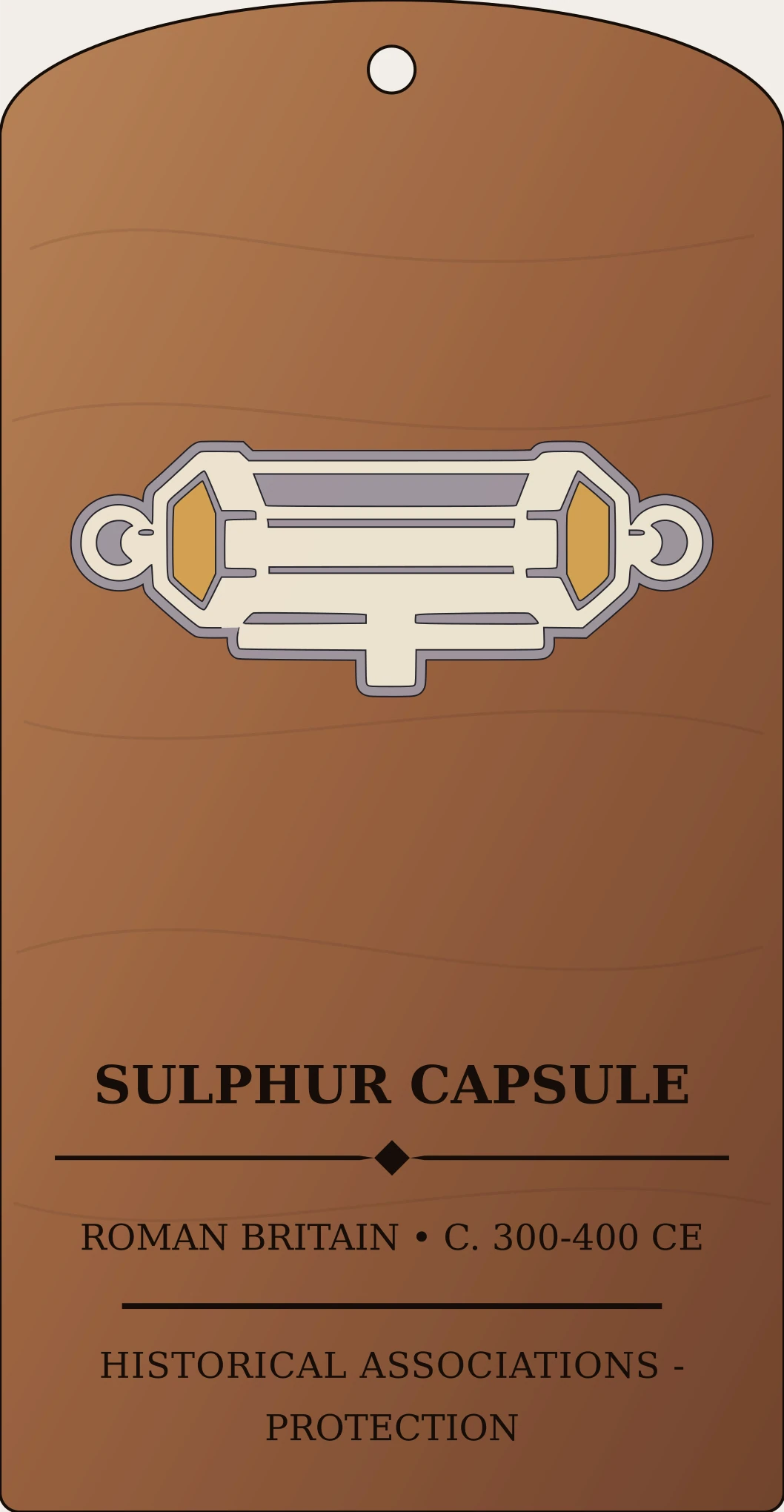 Sulphur Capsule Amulet Sanctum Hex Archive Plaque preview