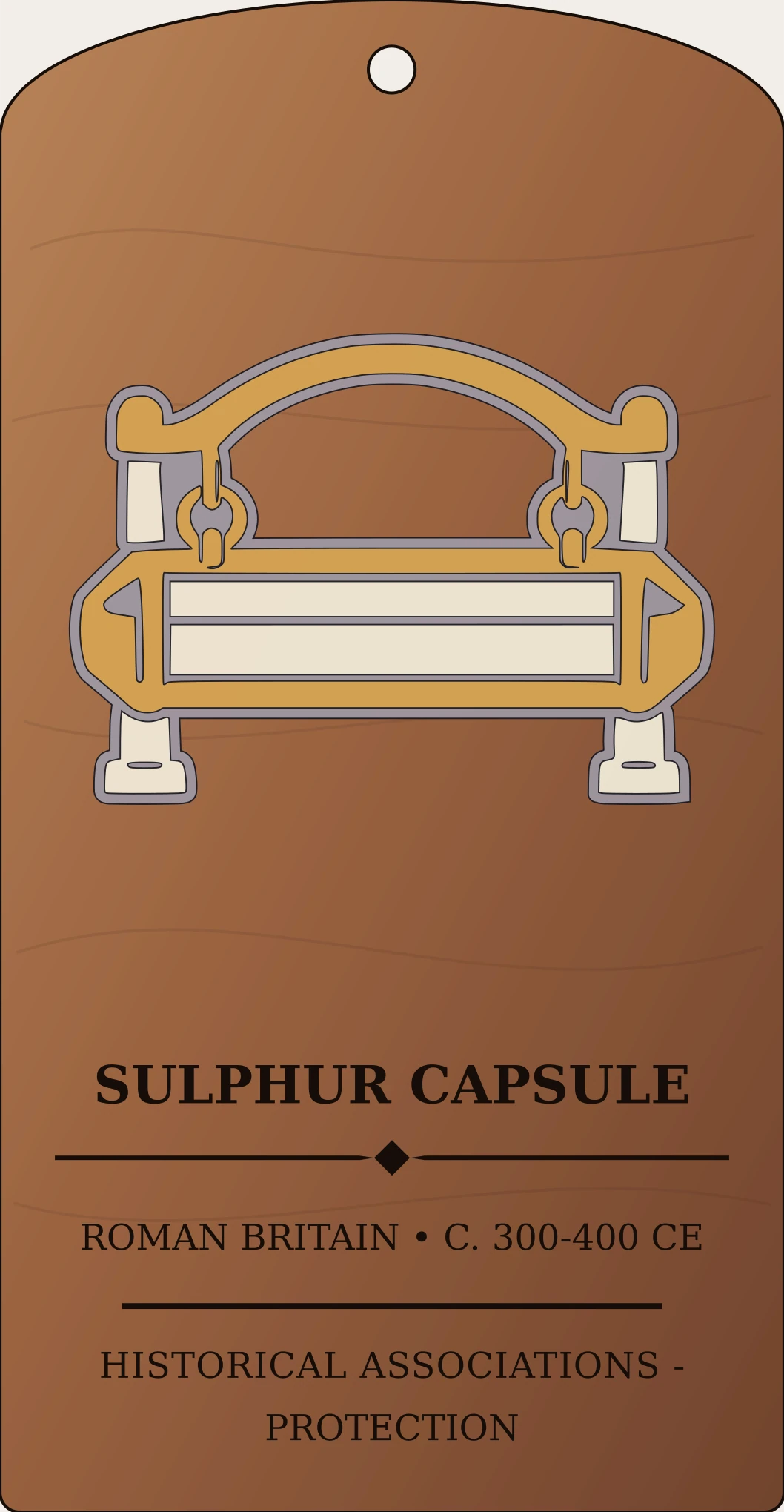 Sulphur Capsule Amulet Sanctum Hex Archive Plaque preview