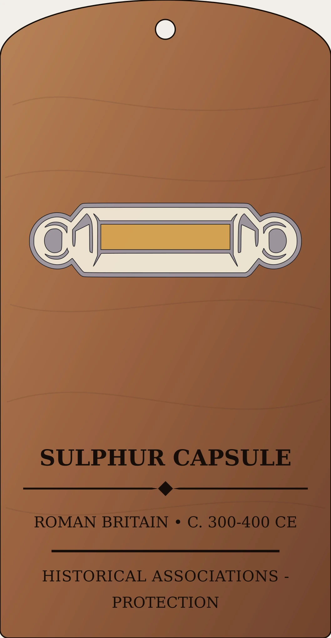 Sulphur Capsule Amulet Sanctum Hex Archive Plaque preview