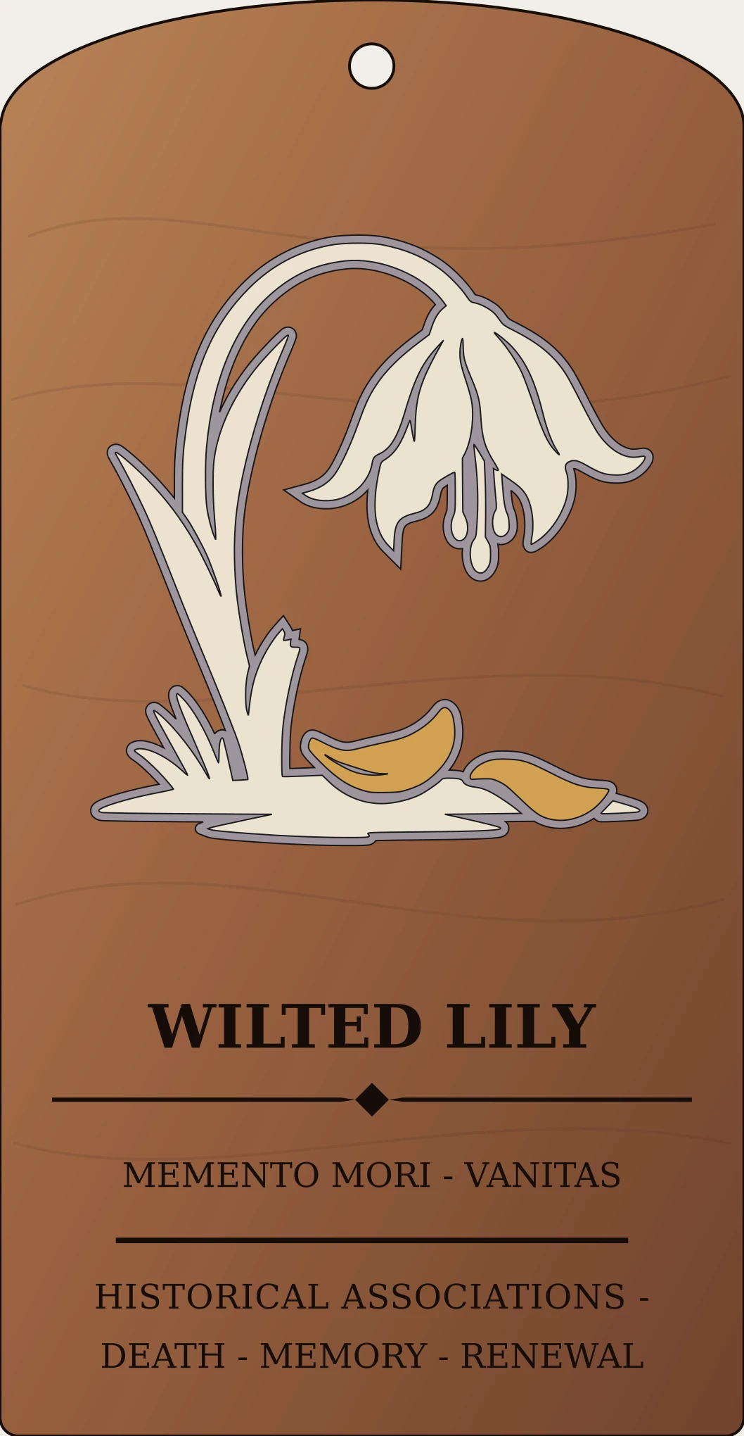 Wilted Lily Device Sanctum Hex Archive Plaque preview