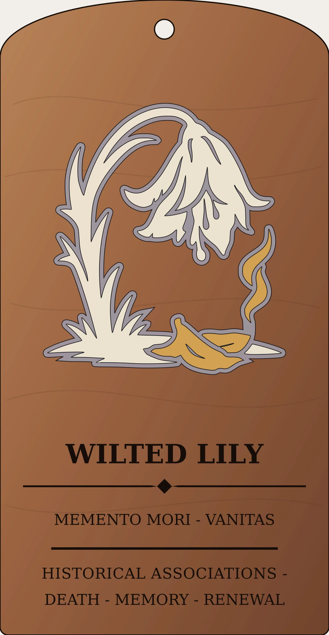 Wilted Lily Device Sanctum Hex Archive Plaque preview