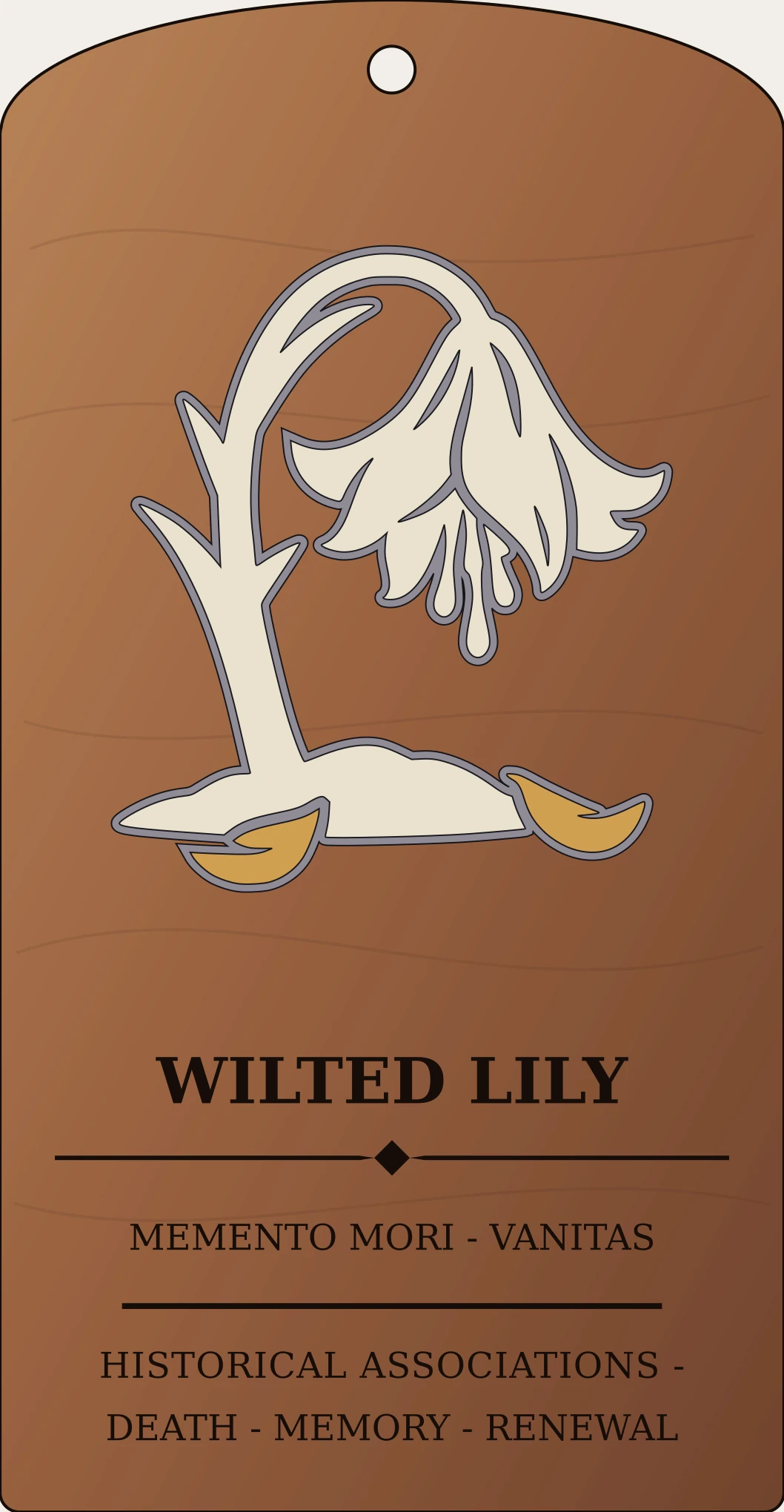 Wilted Lily Device Sanctum Hex Archive Plaque preview