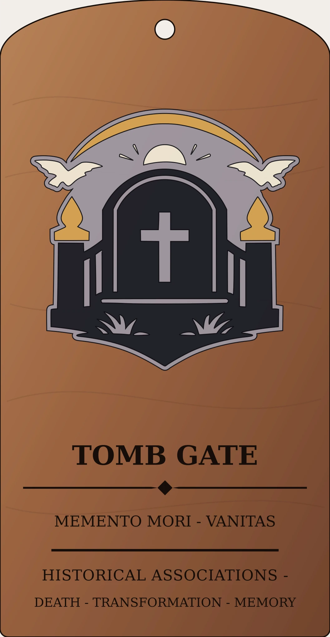 Tomb Gate Emblem Sanctum Hex Archive Plaque preview