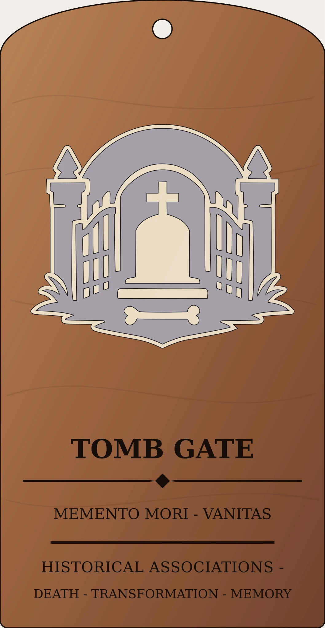 Tomb Gate Emblem Sanctum Hex Archive Plaque preview