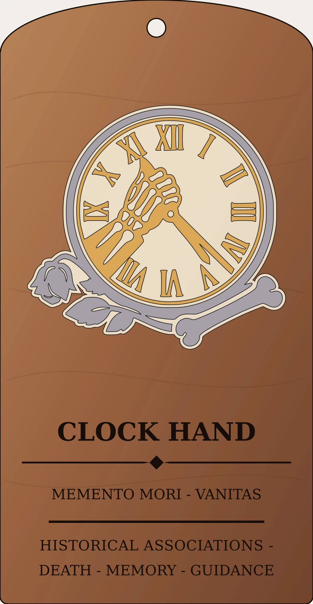 Clock Hand Crest Sanctum Hex Archive Plaque preview