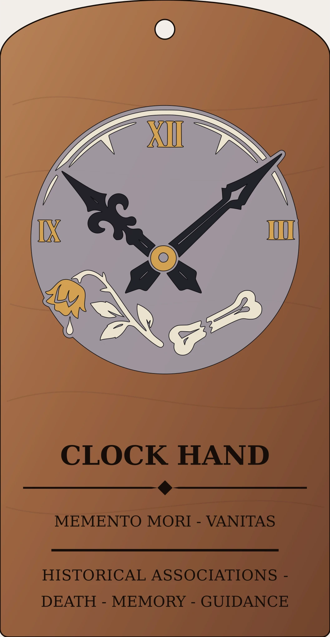 Clock Hand Crest Sanctum Hex Archive Plaque preview