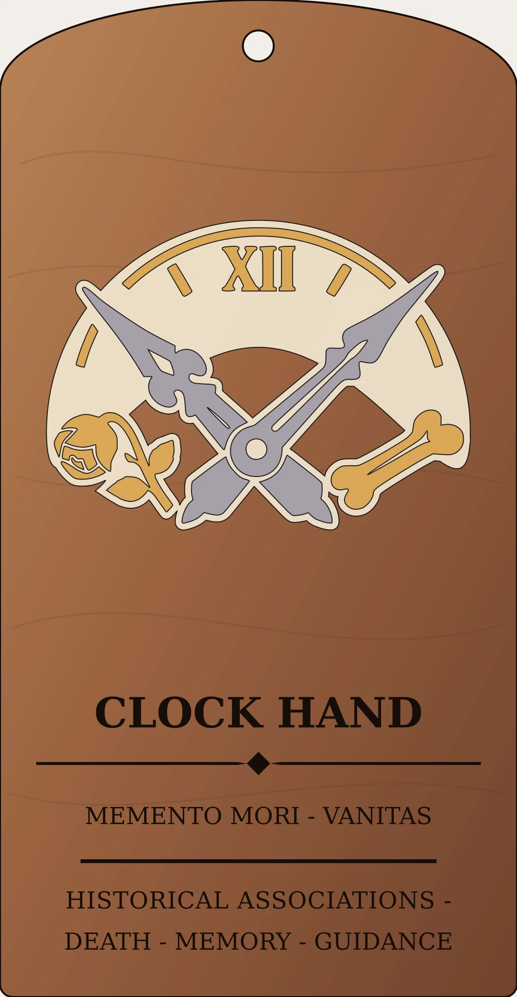 Clock Hand Crest Sanctum Hex Archive Plaque preview