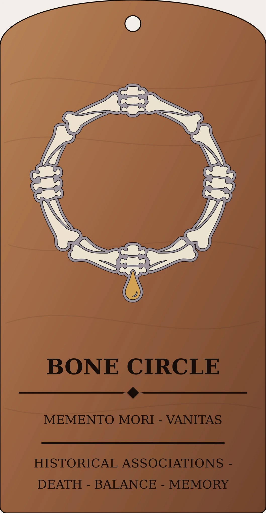 Bone Circle Mark Sanctum Hex Archive Plaque preview