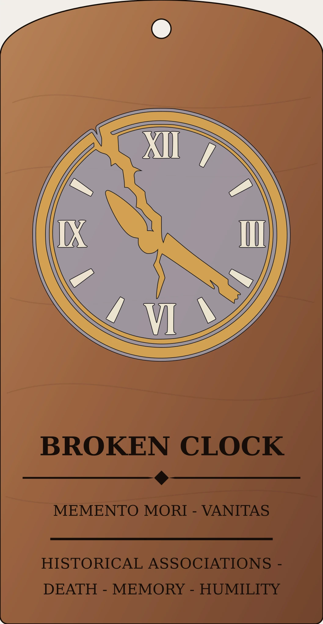 Broken Clock Mark Sanctum Hex Archive Plaque preview