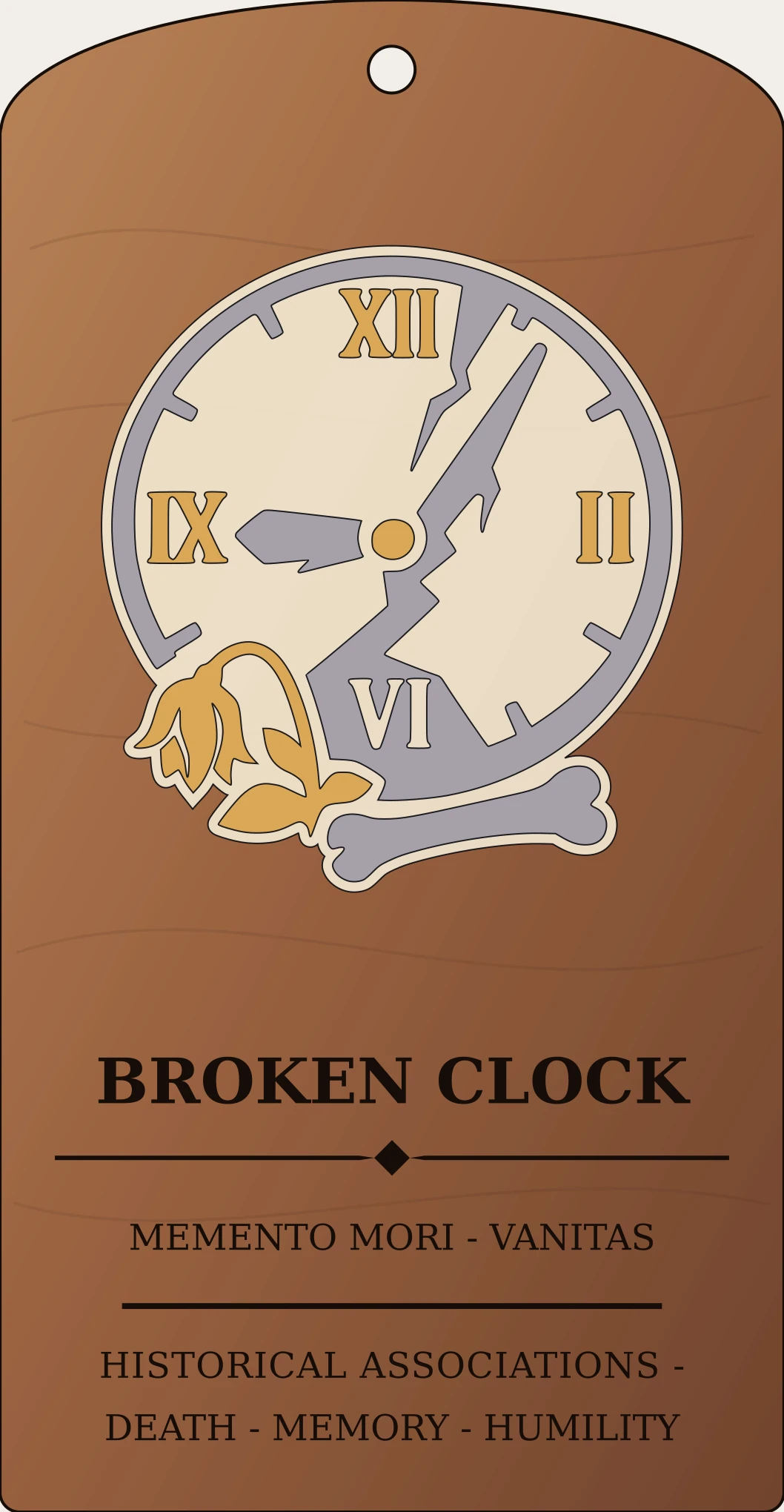 Broken Clock Mark Sanctum Hex Archive Plaque preview
