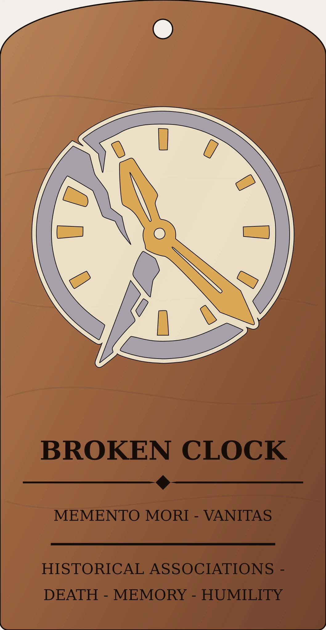 Broken Clock Mark Sanctum Hex Archive Plaque preview