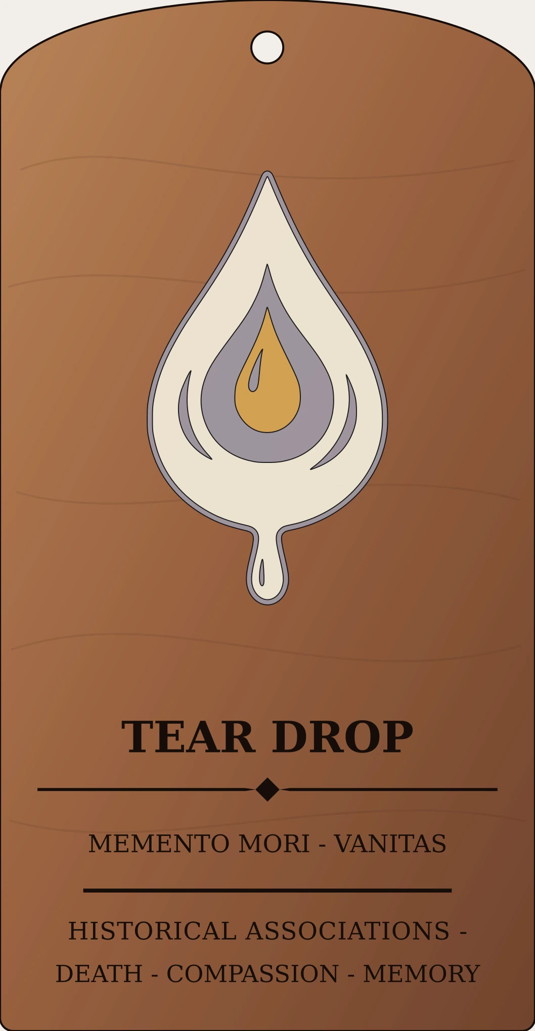 Tear Drop Emblem Sanctum Hex Archive Plaque preview