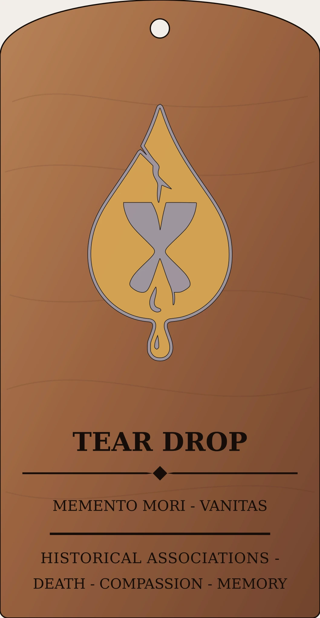 Tear Drop Emblem Sanctum Hex Archive Plaque preview