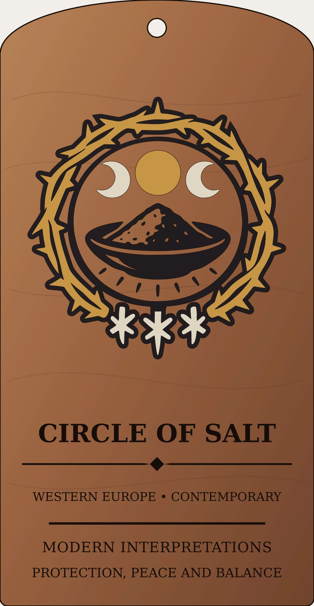 Circle of Salt Emblem Sanctum Hex Archive Plaque preview