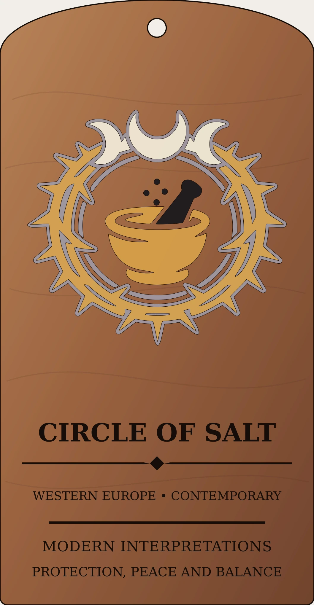 Circle of Salt Emblem Sanctum Hex Archive Plaque preview