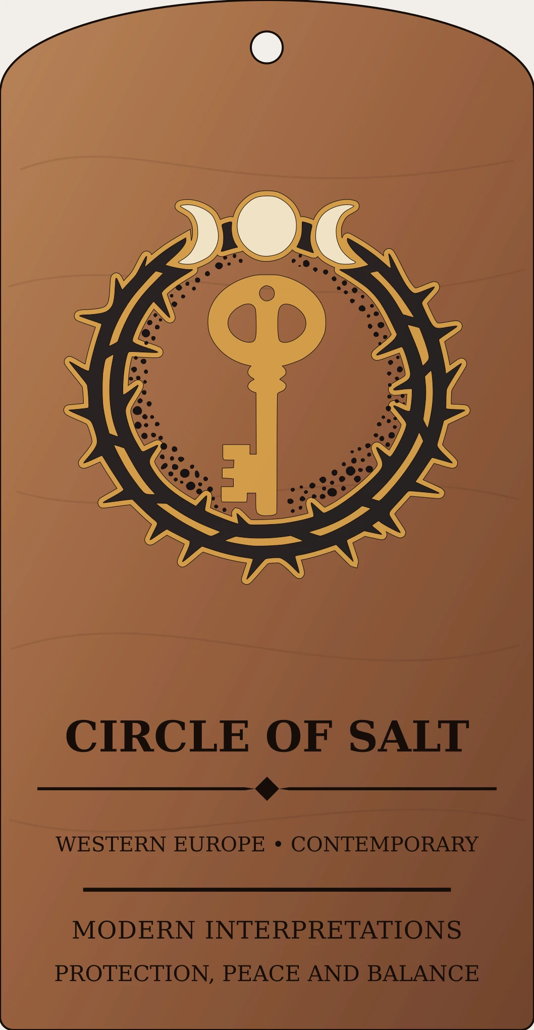 Circle of Salt Emblem Sanctum Hex Archive Plaque preview