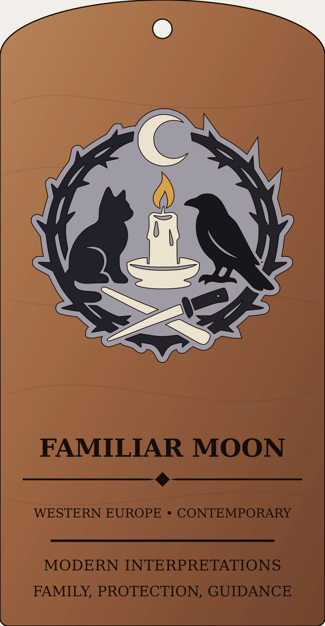 Familiar Moon Device Sanctum Hex Archive Plaque preview