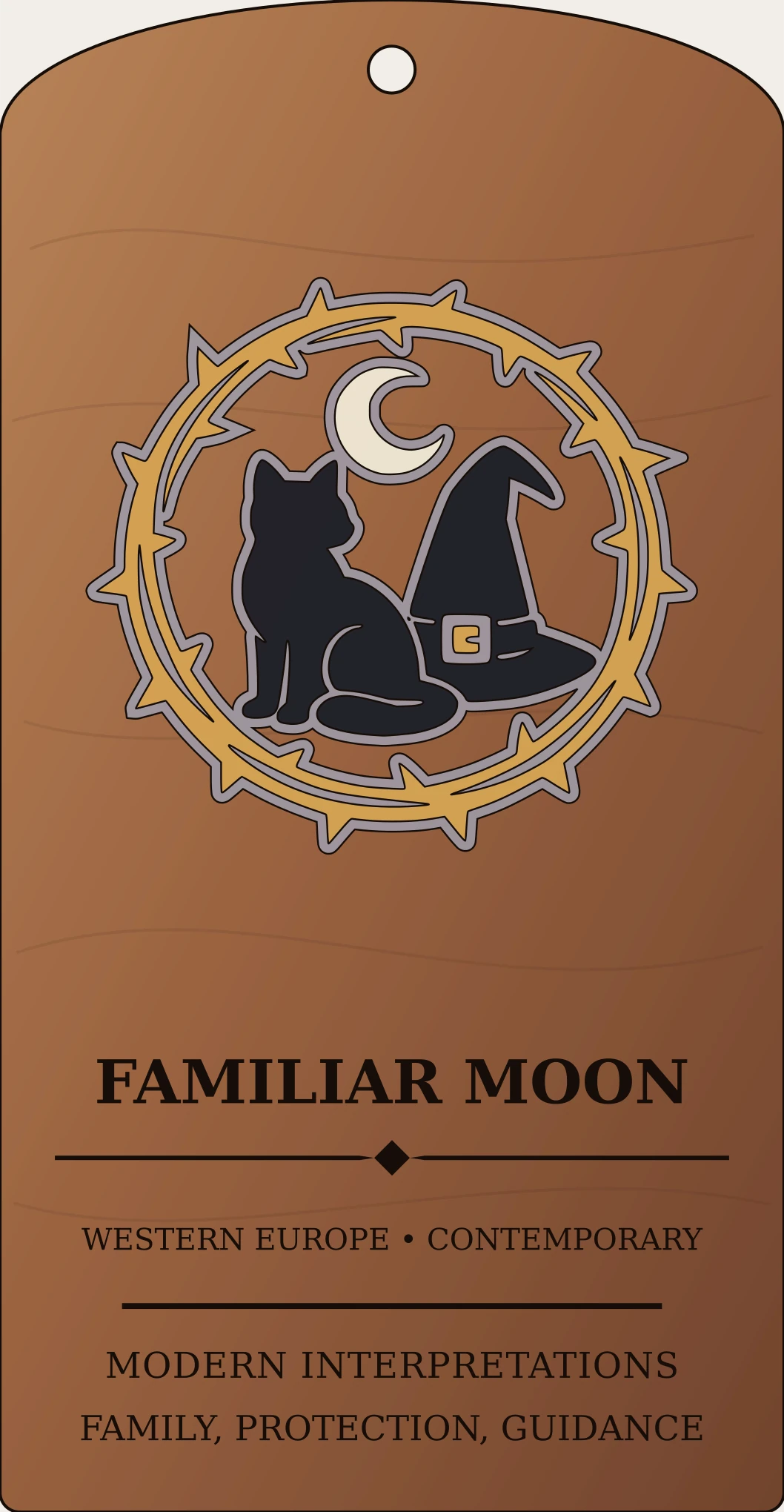 Familiar Moon Device Sanctum Hex Archive Plaque preview