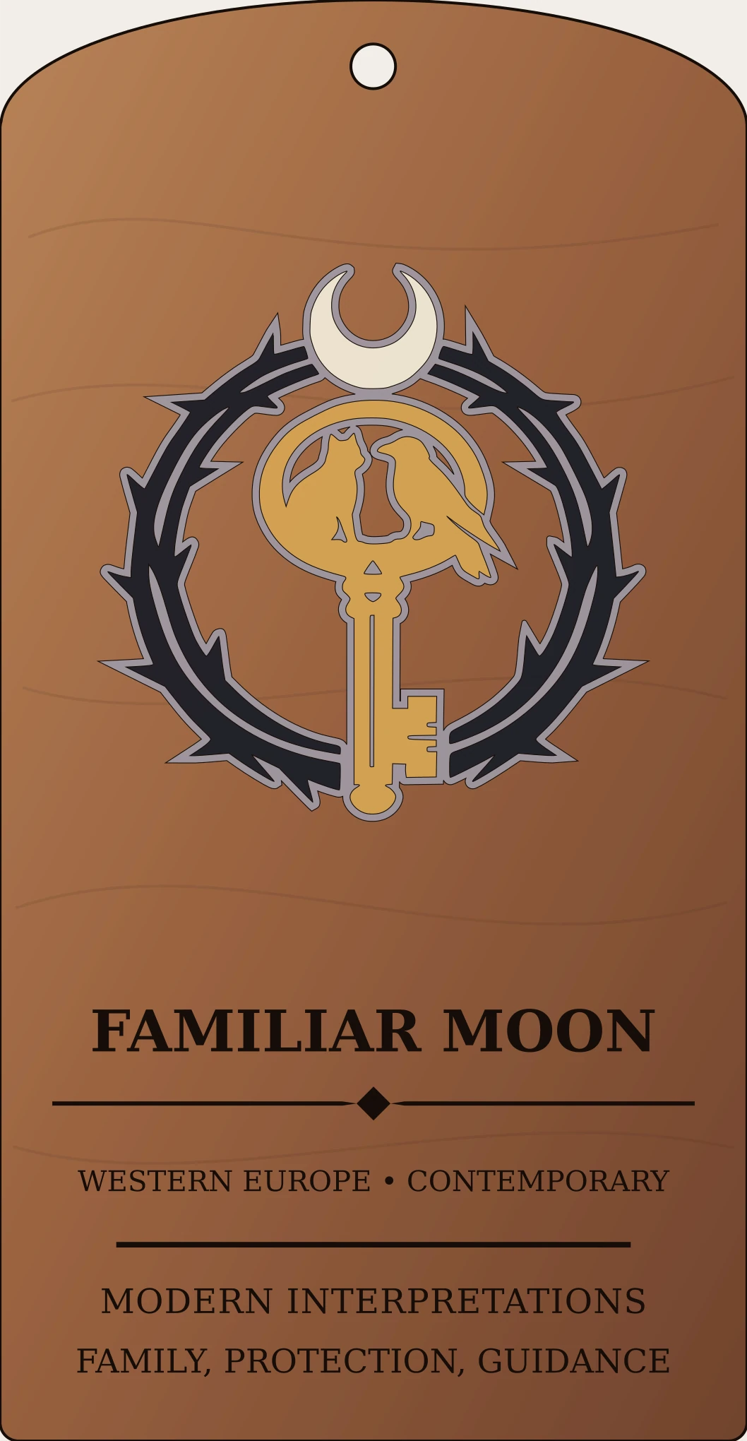 Familiar Moon Device Sanctum Hex Archive Plaque preview