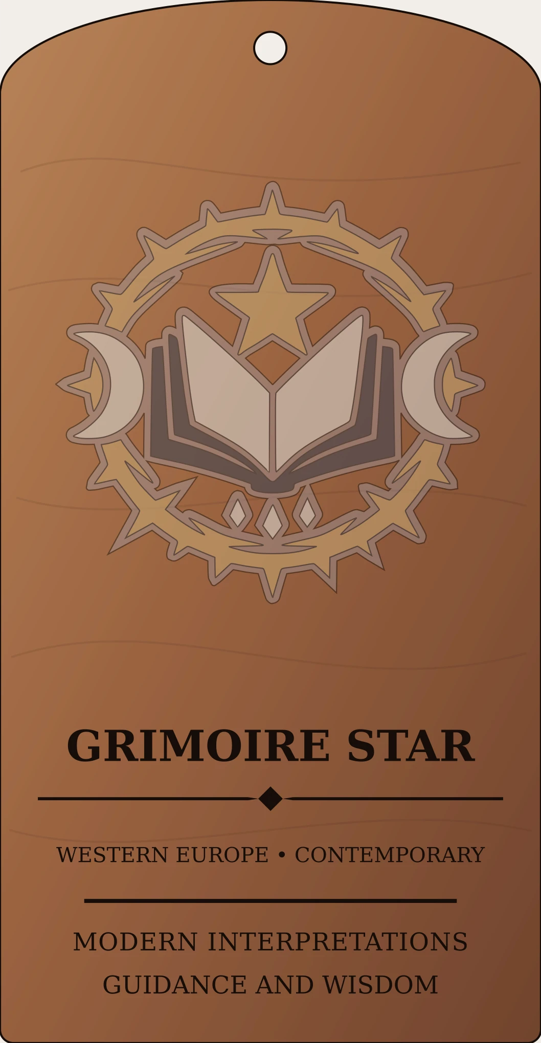 Grimoire Star Seal Sanctum Hex Archive Plaque preview
