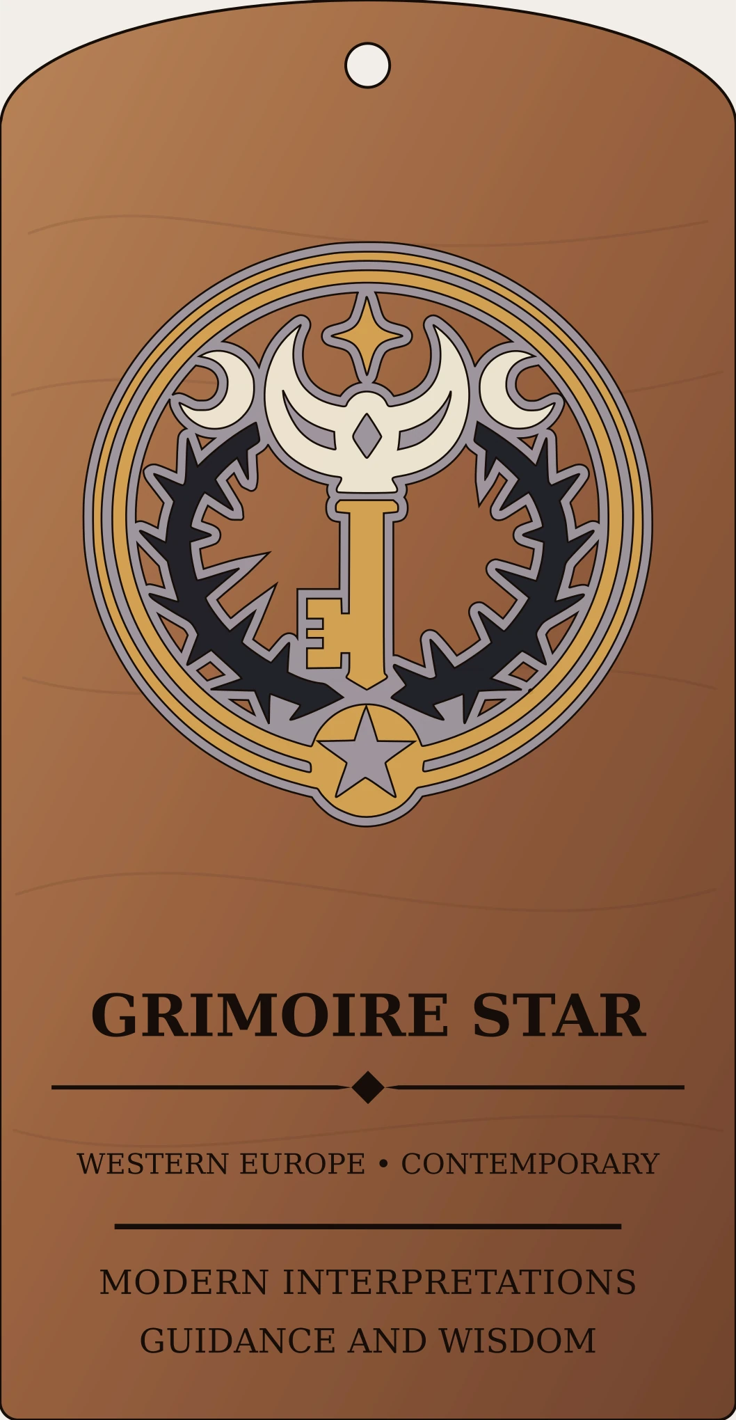 Grimoire Star Seal Sanctum Hex Archive Plaque preview
