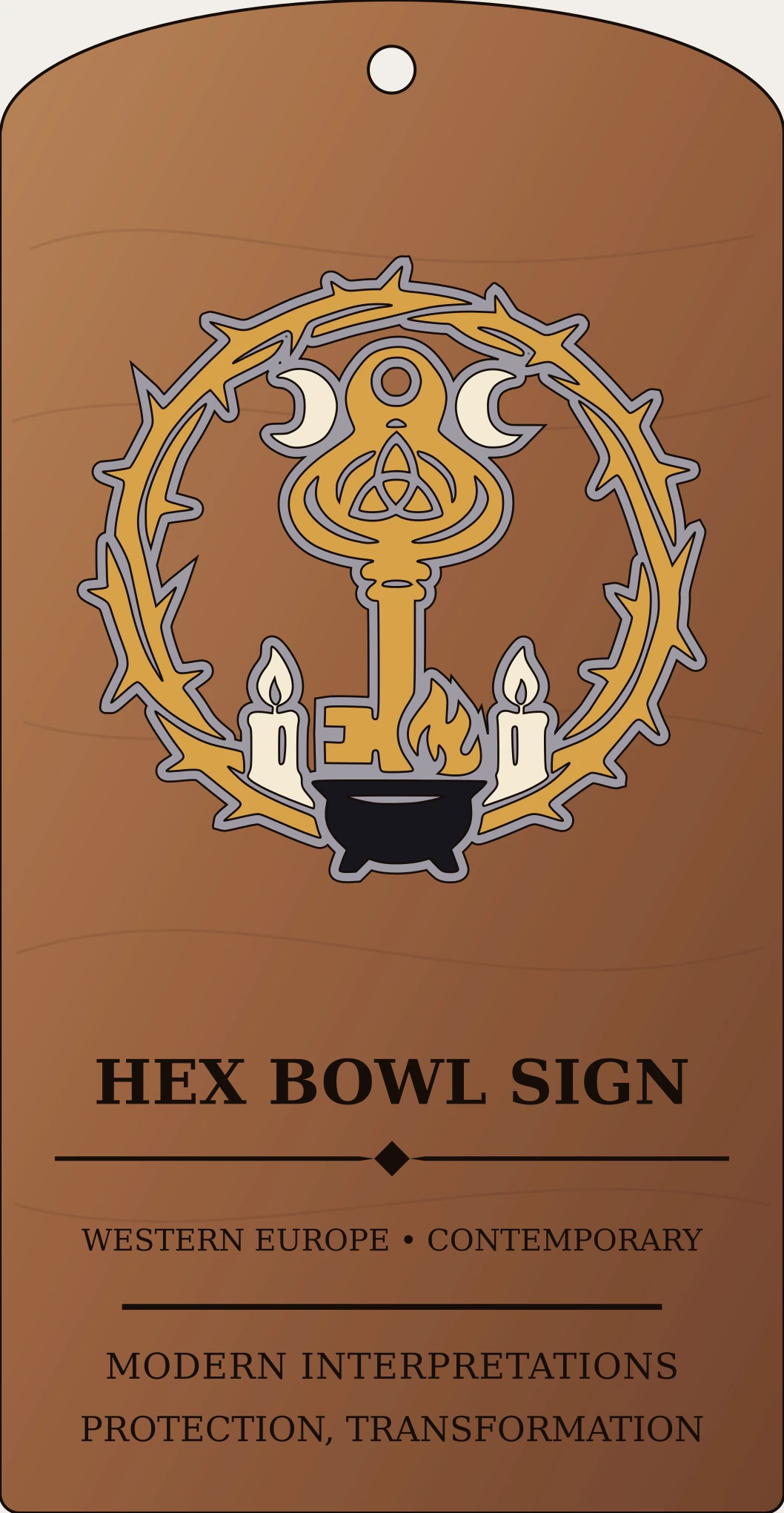 Hex Bowl Sign Sanctum Hex Archive Plaque preview