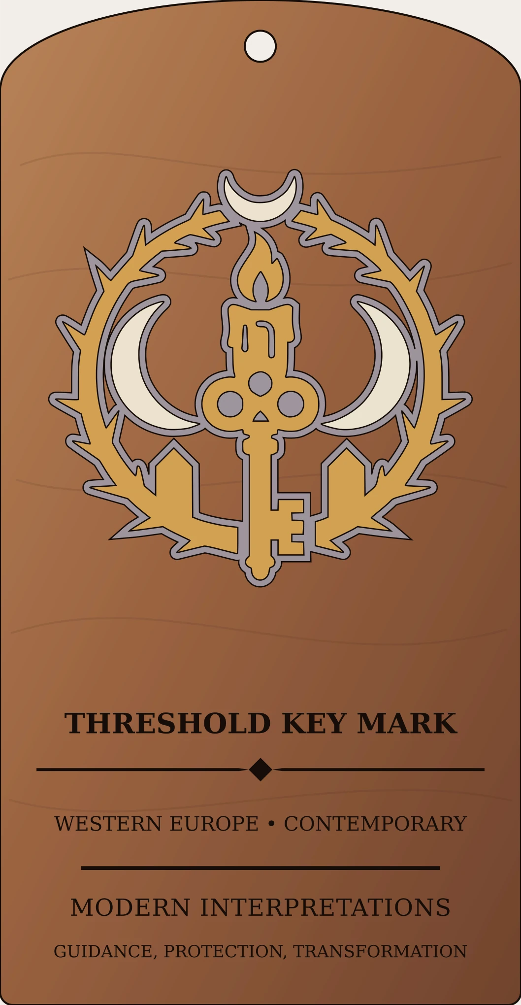 Threshold Key Mark Sanctum Hex Archive Plaque preview