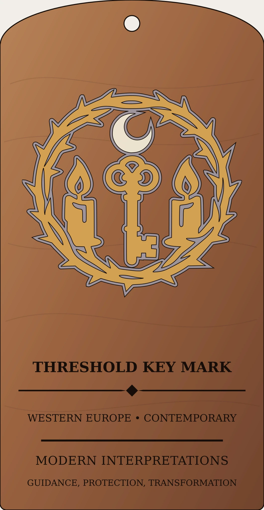Threshold Key Mark Sanctum Hex Archive Plaque preview