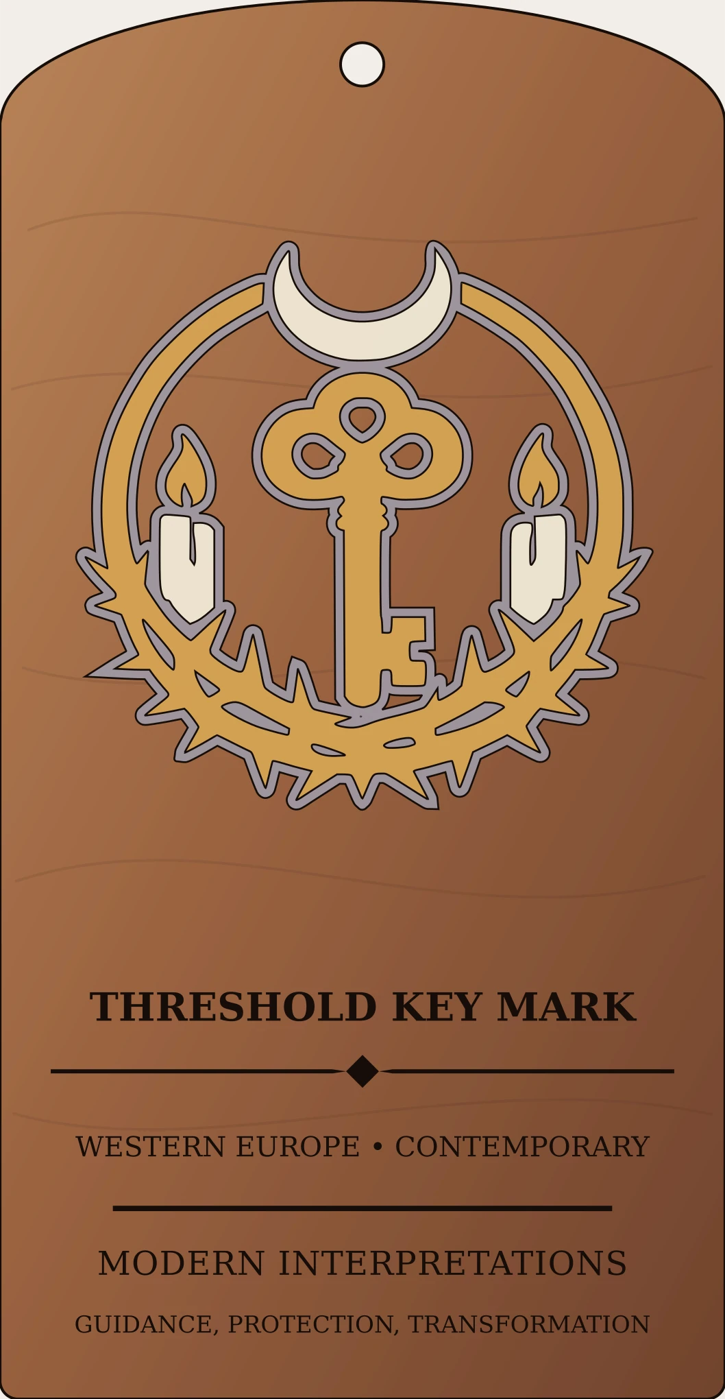 Threshold Key Mark Sanctum Hex Archive Plaque preview