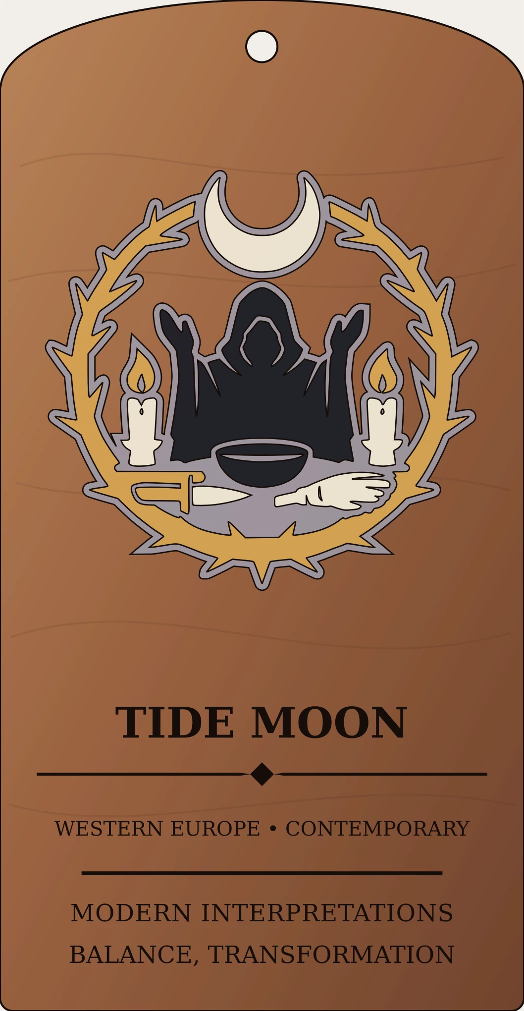 Tide Moon Seal Sanctum Hex Archive Plaque preview