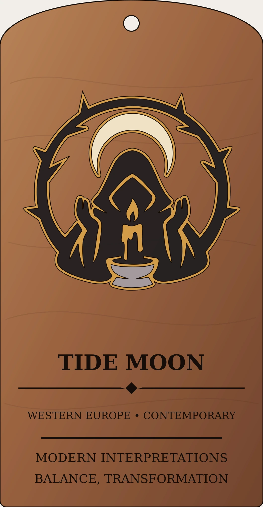 Tide Moon Seal Sanctum Hex Archive Plaque preview