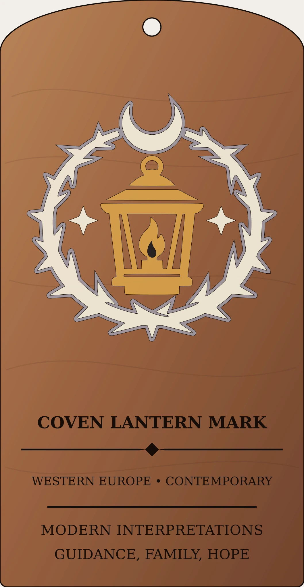Coven Lantern Mark Sanctum Hex Archive Plaque preview