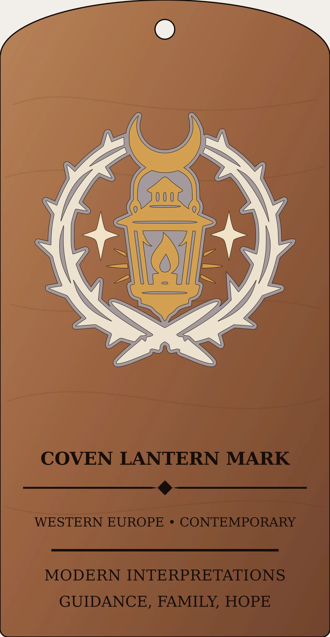 Coven Lantern Mark Sanctum Hex Archive Plaque preview