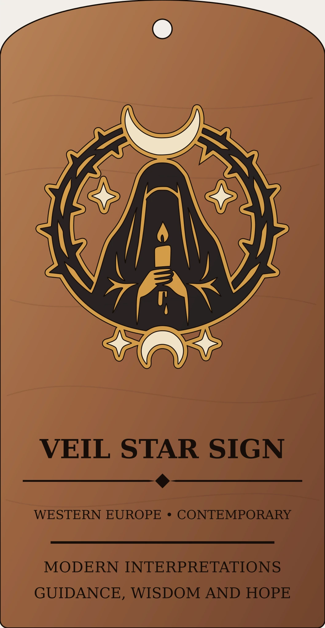 Veil Star Sign Sanctum Hex Archive Plaque preview