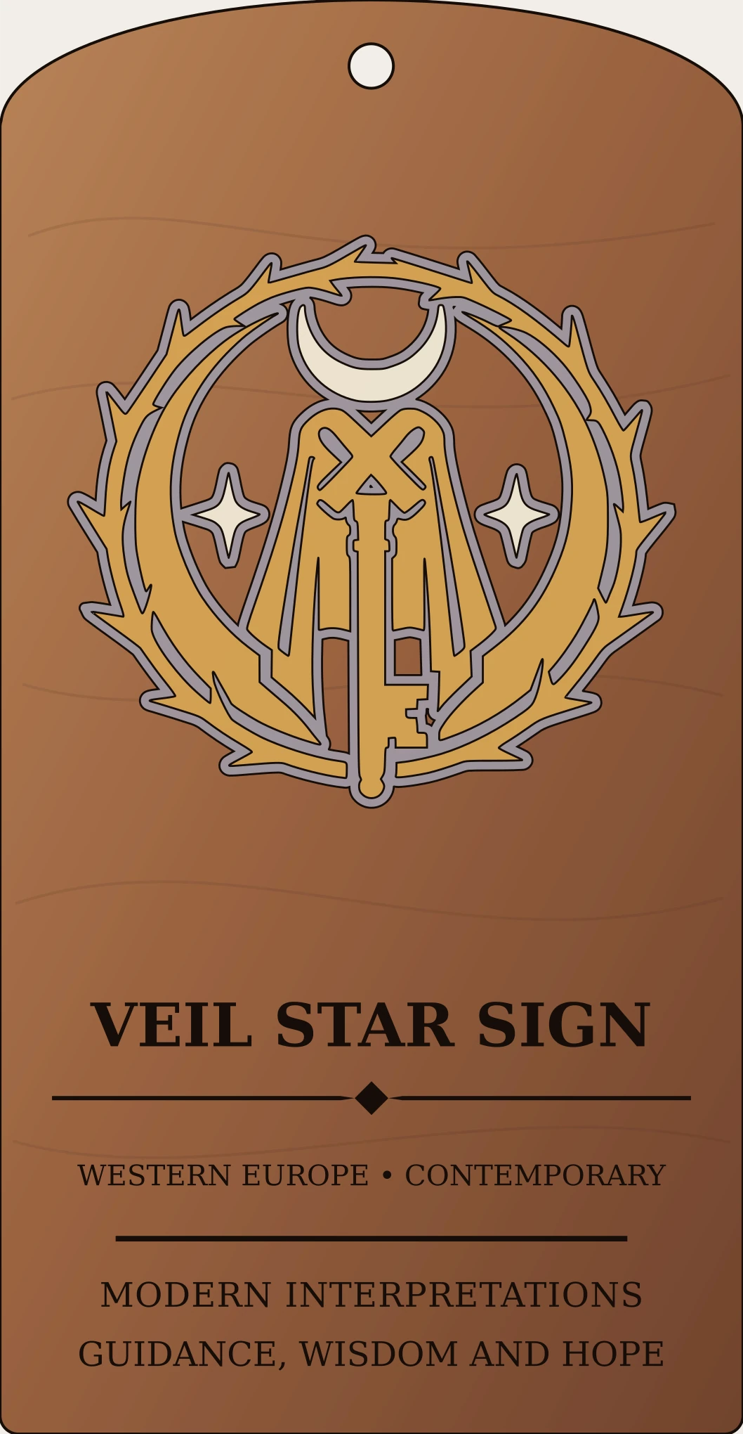 Veil Star Sign Sanctum Hex Archive Plaque preview