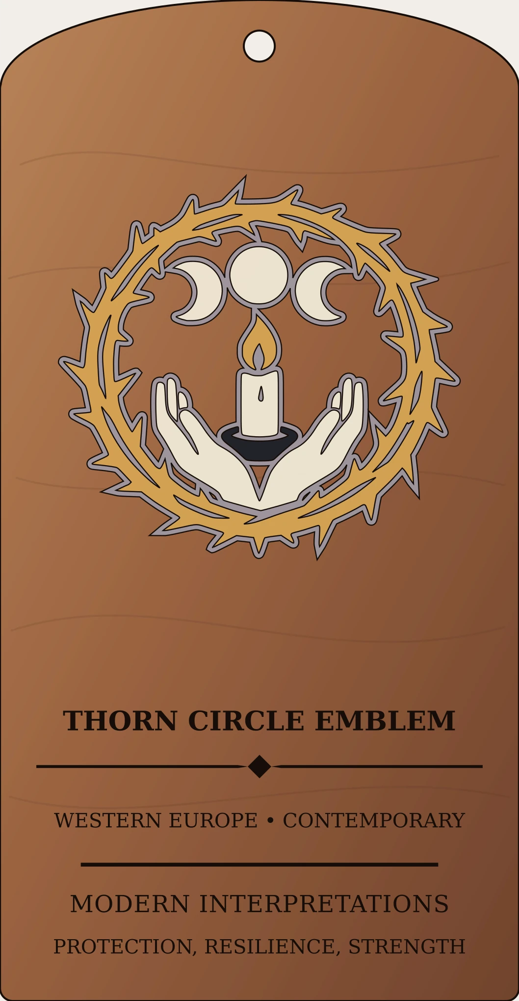Thorn Circle Emblem Sanctum Hex Archive Plaque preview