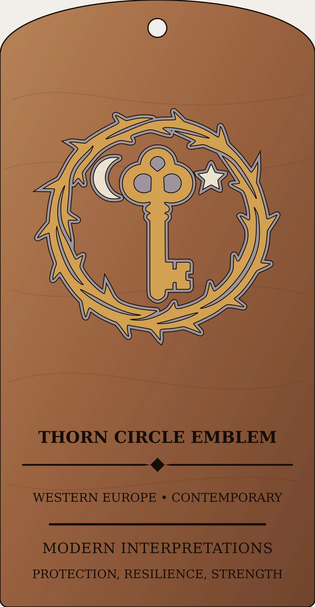 Thorn Circle Emblem Sanctum Hex Archive Plaque preview