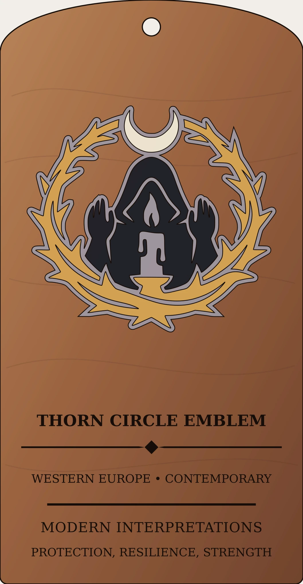 Thorn Circle Emblem Sanctum Hex Archive Plaque preview
