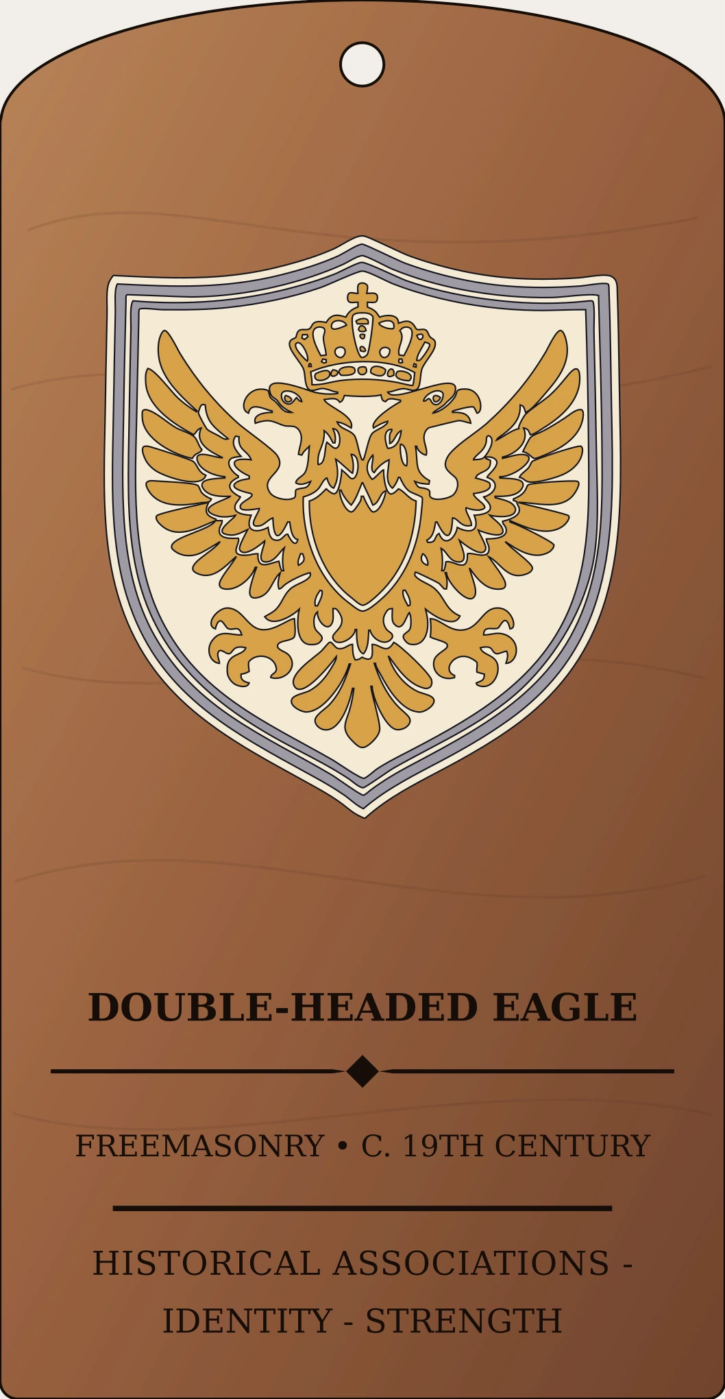 Double-Headed Eagle Sanctum Hex Archive Plaque preview